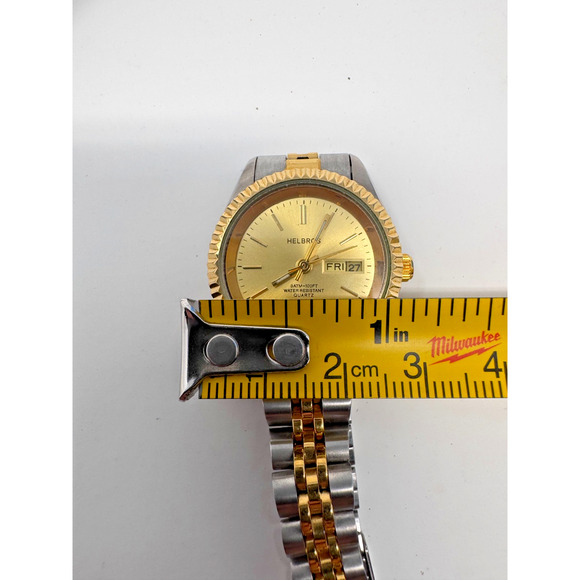 Lot of 2 Helbros & Carriage Timex Watches Quartz Untested Needs Batteries READ - Picture 10 of 16